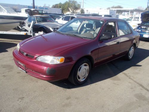 1998 toyota corolla, no reserve