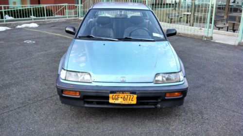 1988 honda civic hatchback, bone stock with every single service record ever!