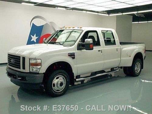 2008 ford f350 fx4 crew 4x4 diesel dually leather 38k texas direct auto
