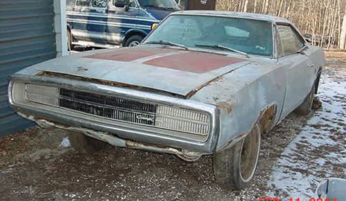 1970 dodge charger 500 project or parts car! rough!