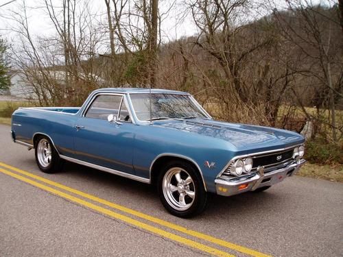 1966 chevrolet el camino ss .. 396/375 .. 4 speed .. 12 bolt .. frame off ..