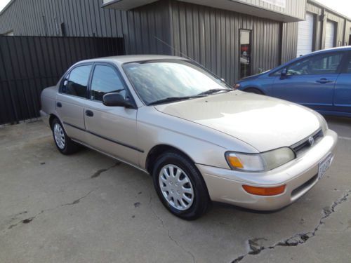 1993 toyota corolla 4 door one owner manual transmission