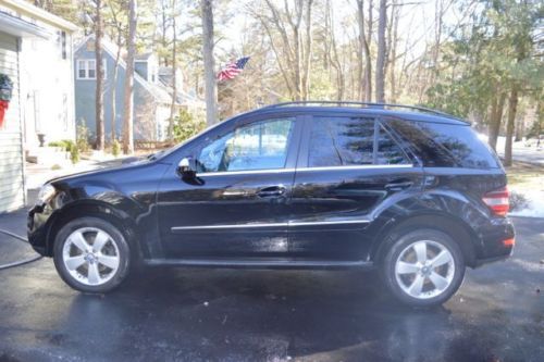 2010 mercedes-benz ml 350 all wheel drive, black, gray leather, 39,500 miles