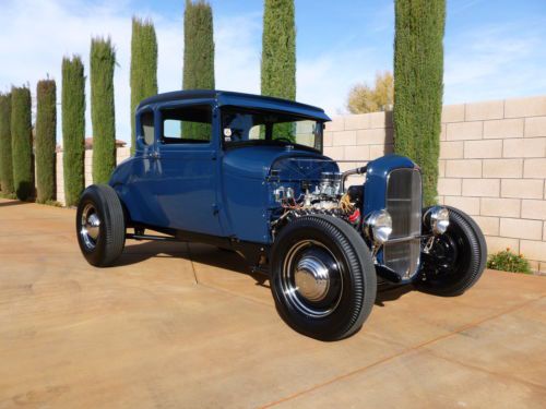 1929 ford a-v8 5 window coupe - traditional hot rod