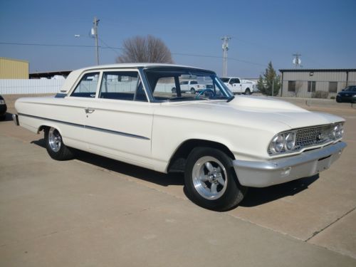 1963 ford galaxie, rare &#034;light weight&#034; coupe, holman/moody 406 ci, 3x2 bbl v8