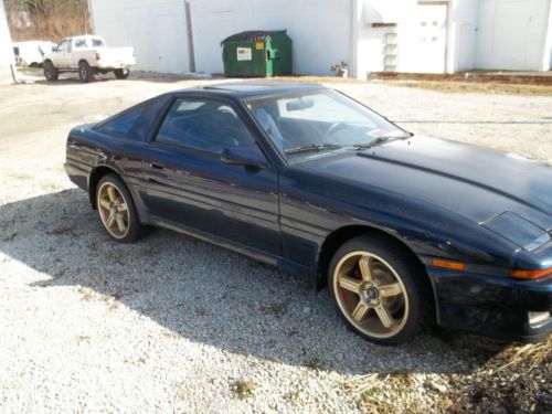 1987 toyota supra blue stock condition,power sun roof, p/w p/l interior is like.