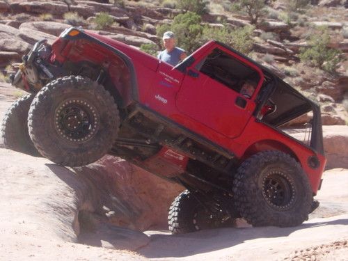 Jeep wrangler rock crawler