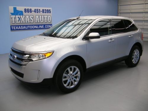 We finance! 2013 ford edge limited heated leather microsoft sync sony texas auto