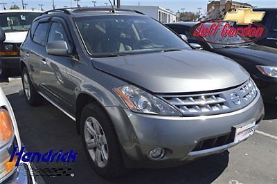 Nissan murano awd 4dr sl low miles suv cvt gasoline 3.5l dohc mfi v6 brilliant s