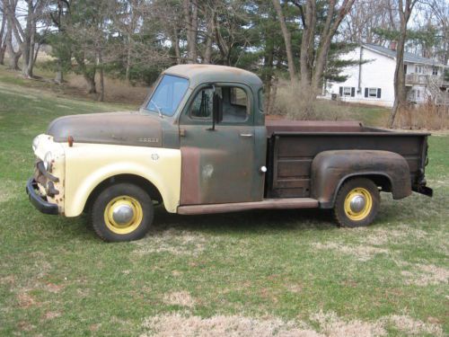 1953 dodge 5 window pickup truck, model b4b-116 1/2 ton
