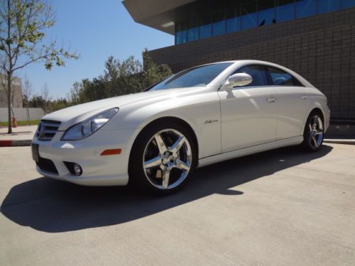 2008 mercedes cls63 amg - diamond white - serviced - great buy!