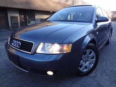 Audi a4 1.8t quattro wagn heated leather seats xenon headlights clean no reserve