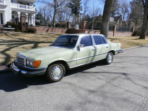 1977 mercedes benz 280se, one family owned, rust free colorado car @ no reserve!