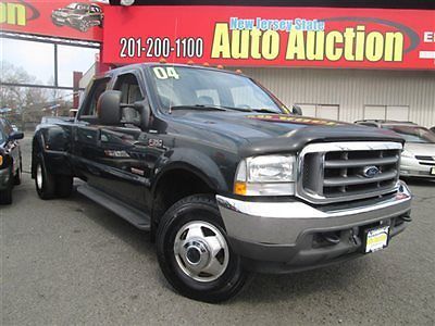 04 f-350 sd diesel lariat 4x4 4wd crew cab 4dr long bed drw dully pre owned