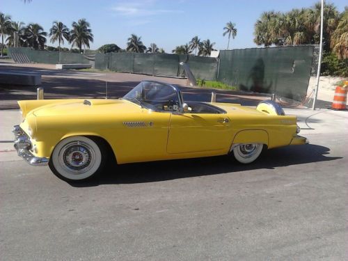 Rare 1955 ford thunderbird convertible with continental kit