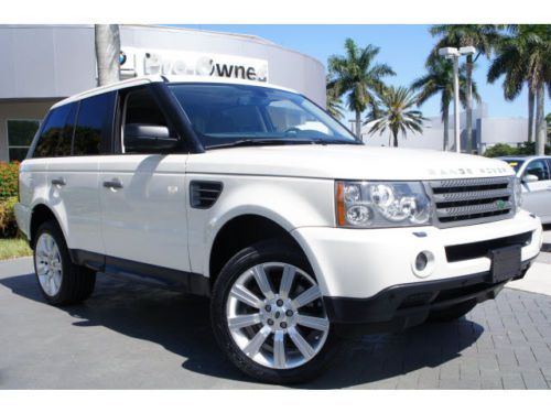 2009 land rover range rover sport hse 1 owner service records on carfax florida