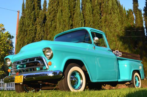 1957 chevrolet pick up 3200 v-8 auto, southern california original  &#034;no reserve&#034;