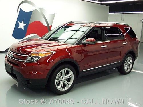 2014 ford explorer ltd 4x4 htd leather dual sunroof 4k texas direct auto