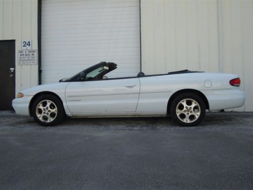 2000 chrysler sebring jxi convertible ice cold a/c clean 110k ...no reserve!