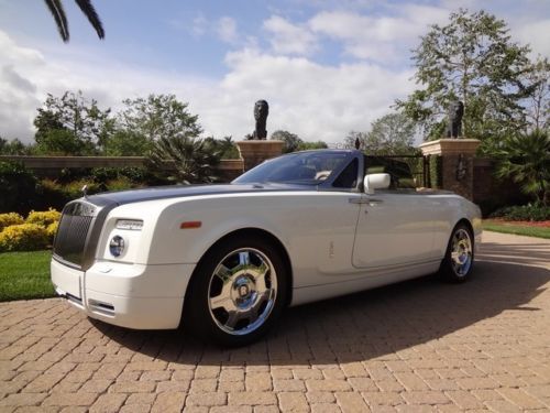 2009 rolls-royce phantom drophead convertible*$454,000 msrp*steel hood*teak deck