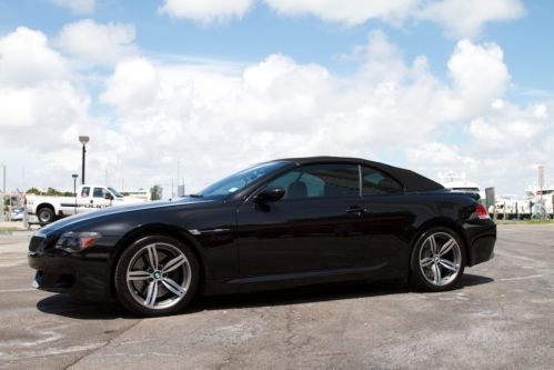 2007 bmw m6 convertible low mileage, loaded  &amp; clean