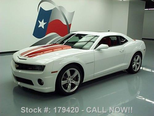 2010 chevy camaro 2ss rs auto leather sunroof 20&#039;s 29k texas direct auto