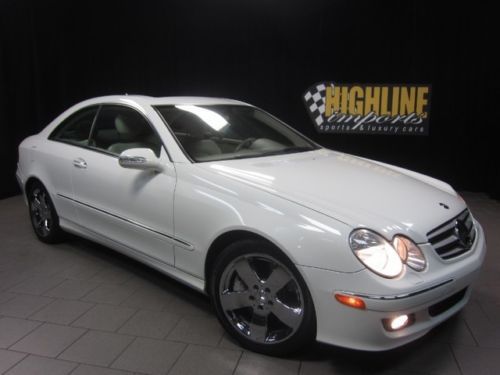 2007 mercedes clk350 coupe, 268hp 3.5l v6, navigation, heated leather, clean!!