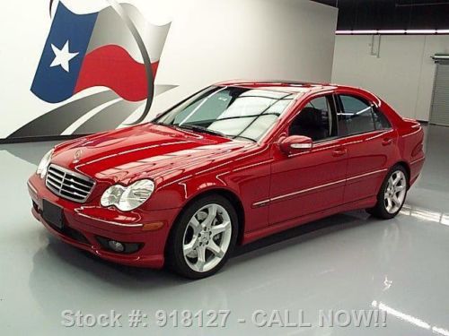 2007 mercedes-benz c230 sport sunroof alloy wheels 76k texas direct auto