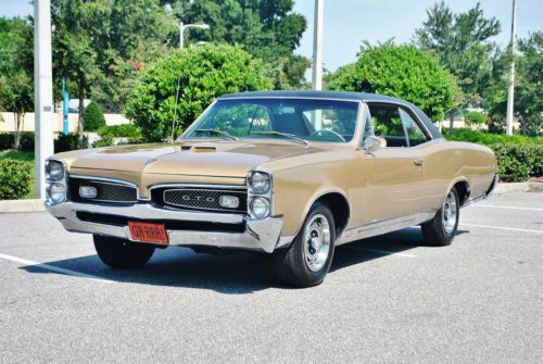 Mainly original true dry out west car 1967 pontiac gto tri power documented real