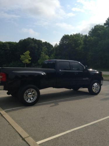 Purchase used Gmc 3500 dually 22.5 lifted truck black nav ...