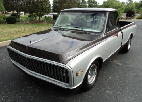 Restored big block 1970 c10 short bed loaded with options leather bucket seats!!