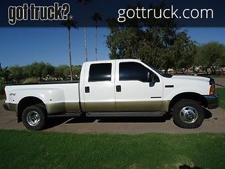 2000 ford f-350  low low miles 89k miles  7.3 diesel  4x4  dually  crew white