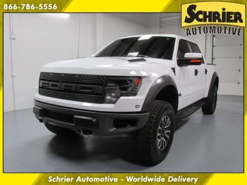 13 ford f150 svt raptor white 4x4 sony audio rear parking aid bluetooth