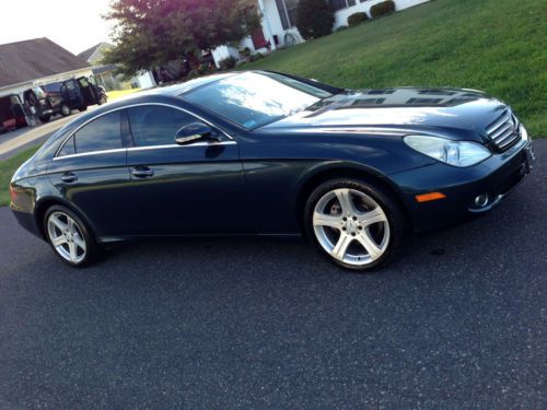 2006 mercedes cls500 v8 mint! black opal beige interior