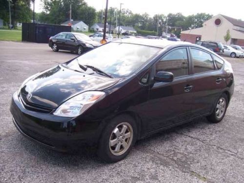 2005 toyota prius hatchback hybrid electric black automatic used