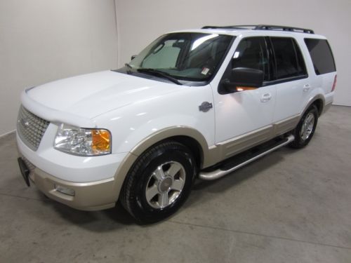 06 ford expedition king ranch 5.4l v8 leather dvd player sunroof 4wd 1co owner