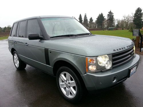 2003 land rover range roverhse sport black edition, white leather