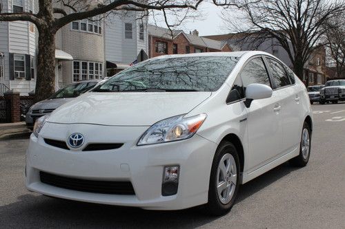 2010 toyota prius iii 3 hybrid htd leather jbl bluetooth pearl white no reserve!