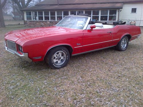 1972 cutlass convertible solid florida car bucket seat console ac car