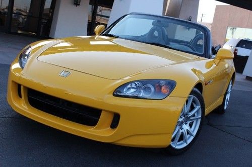 2005 honda s2000 convertible. red/blk. 6 sp manual. low miles. clean carfax.