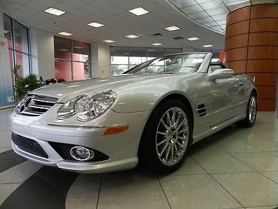 Incredible 08 mercedes-benz sl-550 with unheard of 5095 miles!  immaculate! fl