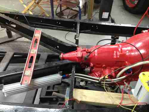 35-40 Ford Hot Rod Frame Heidt Front end with Tubular A arms, running reman 350, image 6