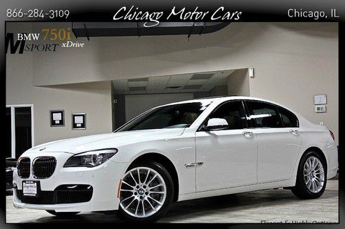 2010 bmw 750i xdrive awd m sport alpine white 1owner 4kmi rare loaded msrp$97k++