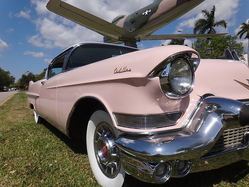 1957 cadillac deville 62 series rust free florida car show car big fin cadillac