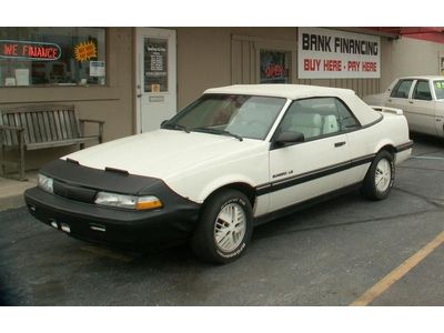 1991 sunbid convertible triple white 35k v6 5 speed looks like new barn find