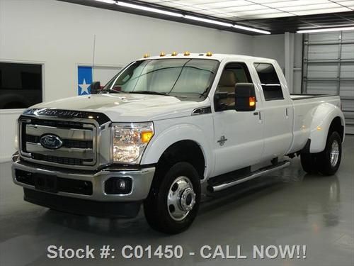2011 ford f-350 4x4 lariat crew diesel rear cam tow 12k texas direct auto