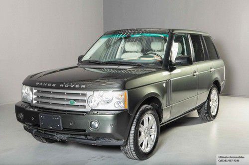 2006 land rover range rover hse 4x4 nav dvd lux cold weather pkg xenons sunroof!