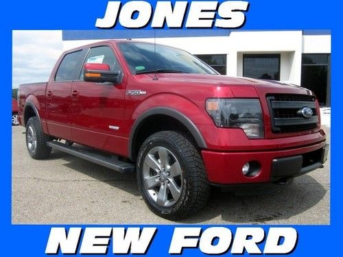 New 2013 ford f-150 4wd supercrew fx4 ecoboost msrp $50335