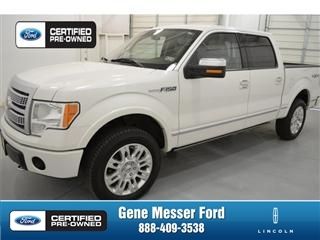 2010 ford f-150 4wd supercrew 145" platinum dual zone climate control