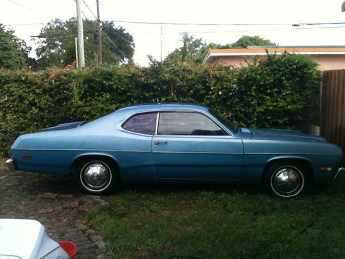 1974 plymouth duster  2-door slant six 225engine 3.7l no title in hand